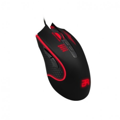 Mouse Gamer optico OCELOT RGB 3200DPI Alambrico 6 botones Rosa / Negro