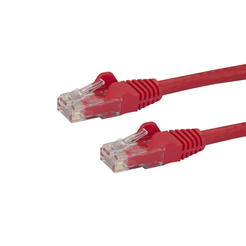 Cable de Red 15cm Rojo Cat6 sin Enganche (N6PATCH6INRD) - Cables