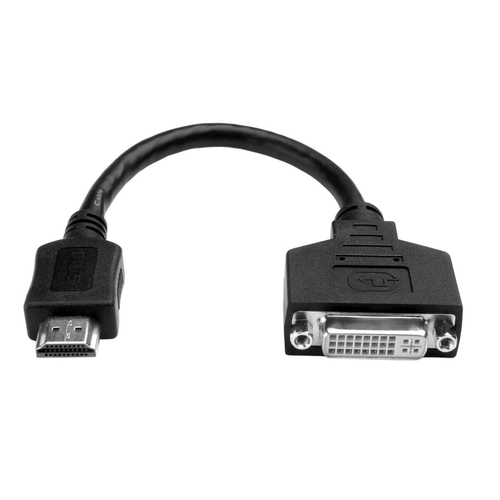 Adaptador de 20cm HDMI a DVI - DVI-D Hembra - HDMI Macho - Cable