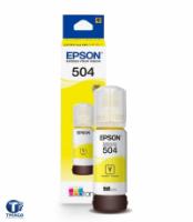 Botella De Tinta Epson 504 Amarillo t5044 Zegucom Cómputo